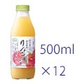 マルカイ 順造選 すりおろしりんご汁 500ml×12本