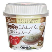 こんにゃく生活 つぶつぶこんにゃくとじゃがいもスープ×6個入